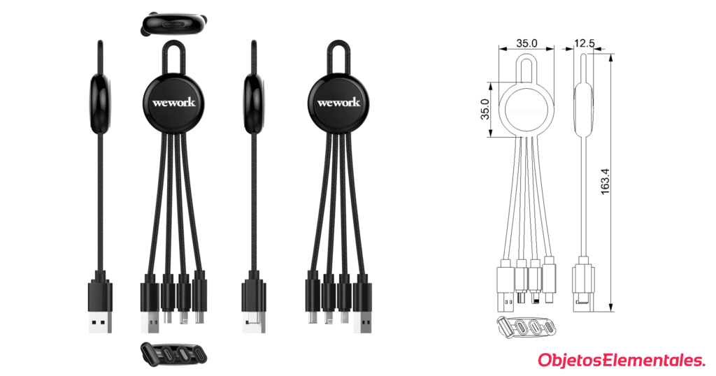 Cable personalizado Cable personalizado - Regalos para clientes